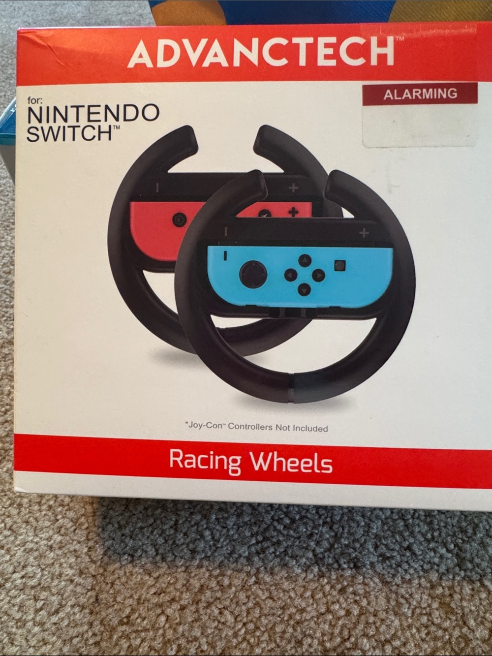 Racing Wheels for Nintendo Switch - Black with Red & Blue Accent
